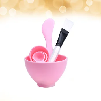 

2 Sets of 4Pcs DIY Facial Mask Bowls Delicate Practical Beauty Makeup Mask Sticks Facial Brushes (with Facial Mask Measuring Too