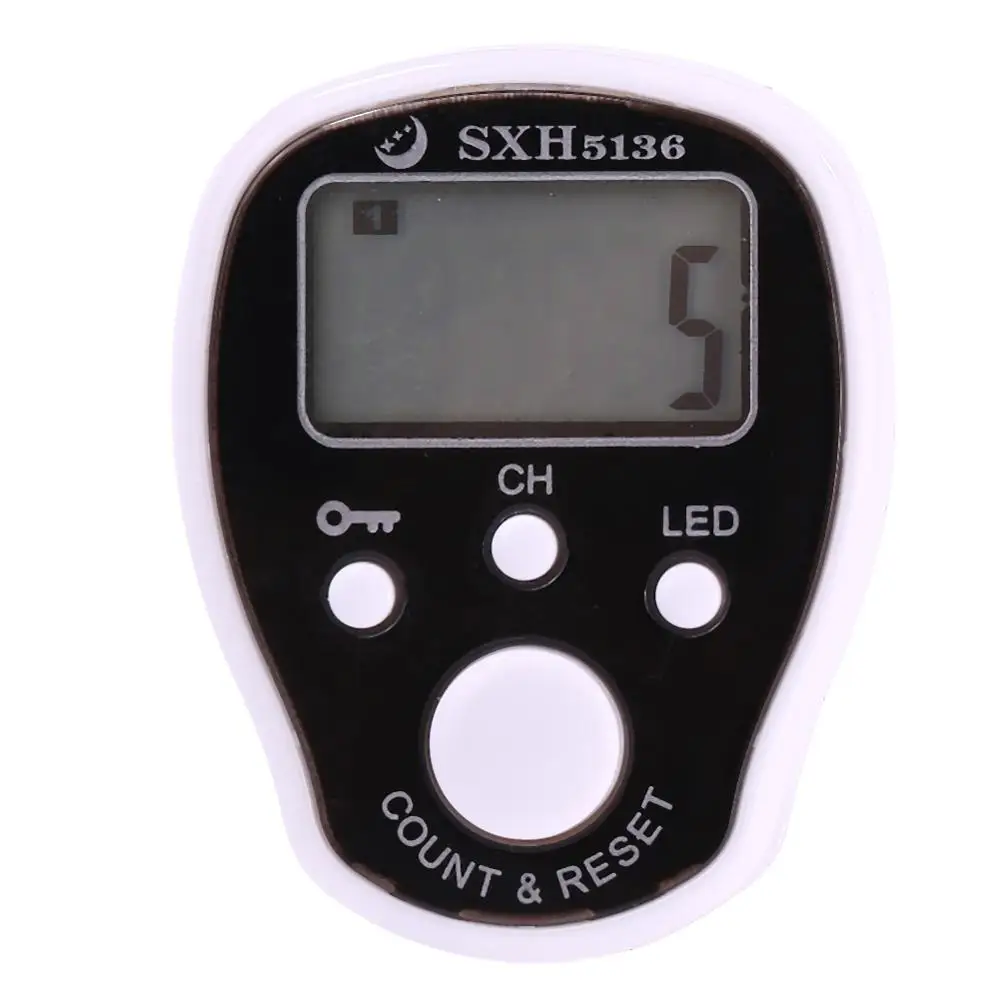 Цифровой электронный счетчик пальцев с ЖК дисплеем светодиодный ночной