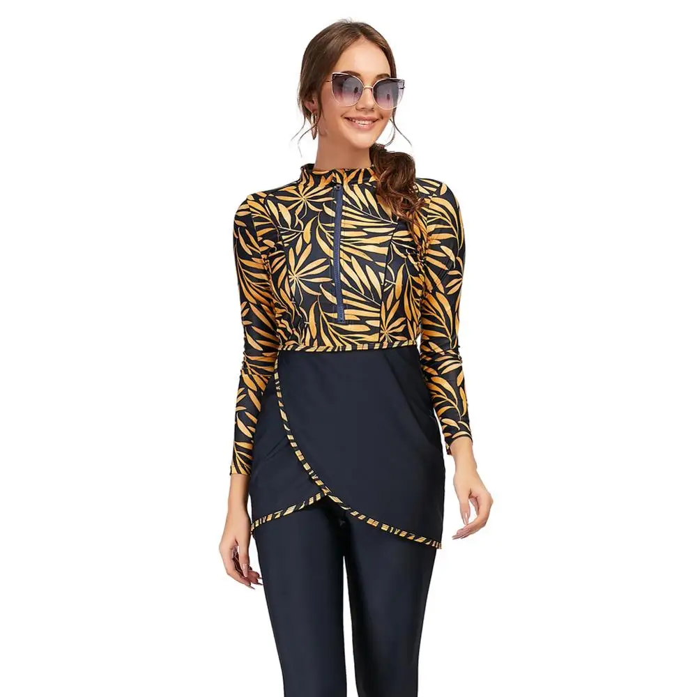 Women Swimwear Muslim Swimwear Long Sleeve muslim swimsuit plus size swimwear women muslim swimwear Nylon Burkini Swimming maillot de bain femme musulmane