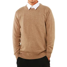 LONGMING свитер из мериносовой шерсти, Мужской пуловер, зимний кашемировый свитер с длинным рукавом, теплый джемпер