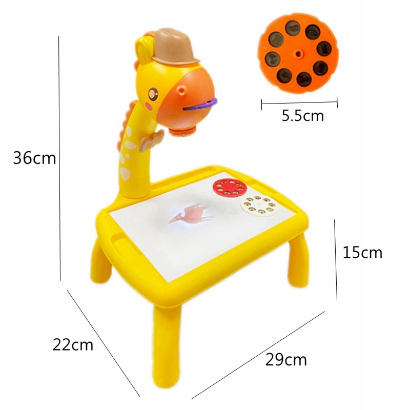 Projetor inteligente crianças pintura conjunto de mesa projetor brinquedo  educacional aprender a desenhar jogo conjunto para crianças presente da  menina do menino - AliExpress