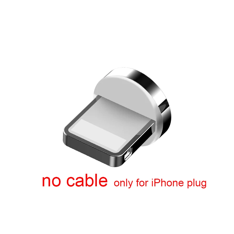 1 м 2 м USB кабель для зарядки для iPhone 11 7 8 X XS Max XR Быстрая зарядка Магнитный USB кабель для передачи данных для iPhone 5 SE 6 S 6 Plus провод зарядного устройства - Цвет: Only iOS Adapter