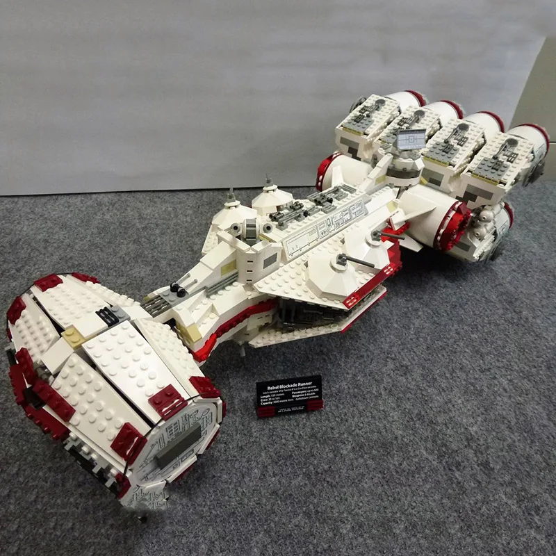 

DHL 05046 Star Toys Wars Compatible With Legoing 10019 Rebel Blockade Runner Model Building Blocks Bricks Kids Christmas Gifts