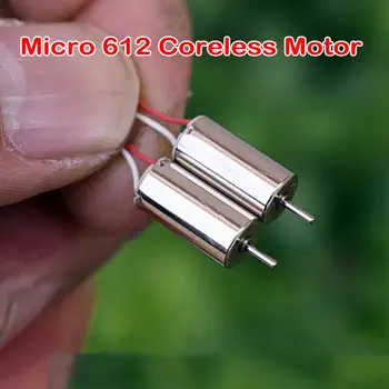 

Micro Mini 612 Coreless Motor DC 3V 3.7V High Speed NdFeB Large Torque Small Hollow Cup CW CCW DIY RC Drone Airplane Quadcopter