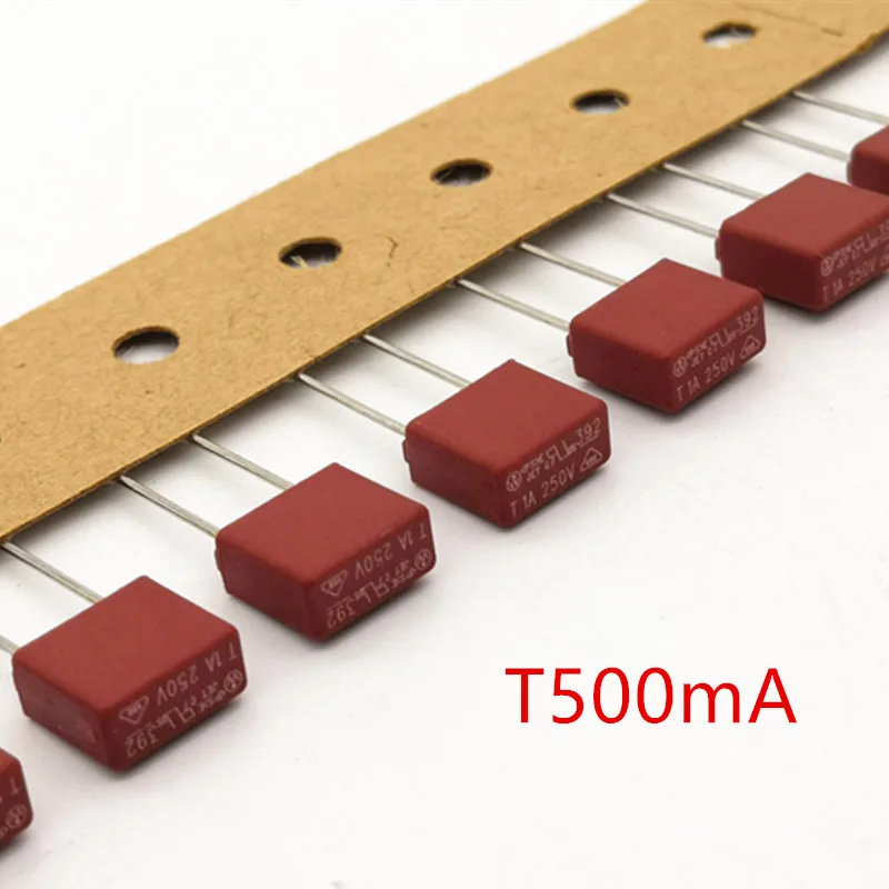 

(1000 pcs/lot) T500mA 250V TE5 Slow Blow Subminiature Fuse, UL VDE RoHS Approved, 500mA, 0.5Amp.