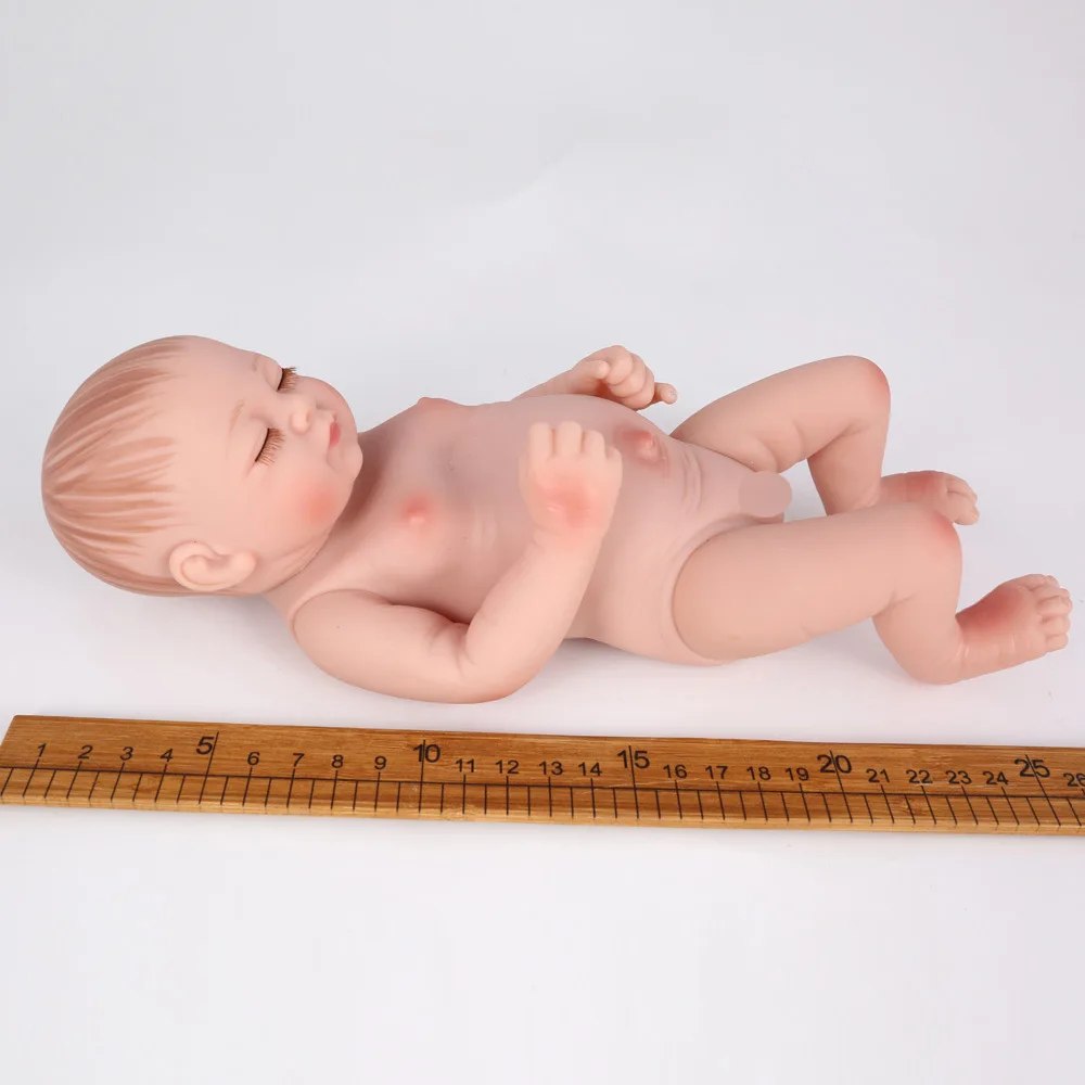 Reborn Baby Doll Toys Alive Bebe reborn Toddler Full silicone Play Toys Рождественский подарок ручной работы восхитительный 10 дюймов 25 см Playmates