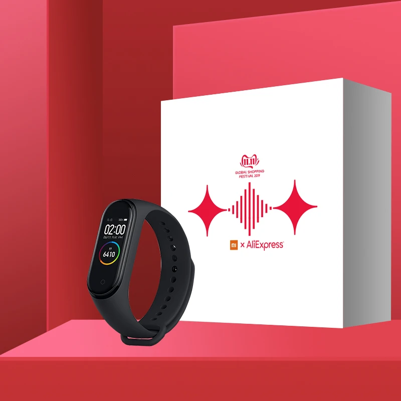 

Original Xiaomi Mi Band 4 Smart Bracelet 3 Color AMOLED Screen Miband 4 Smartband Fitness Traker Bluetooth Sport Waterproof