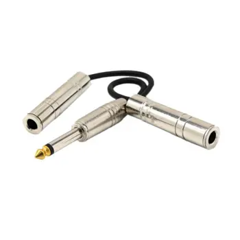 

Jack /female Splitter Adapter Mono Plug / Male Usb3.0 Type-c Transfer Type-c Female 6.35mm to Dual 1/4'' 6.35mm Bundle 1 Polybag