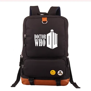 

Doctor Who Canvas Backpack School Bags Men&Women Student Capacity Bag Laptop Travel Mochilas mujer