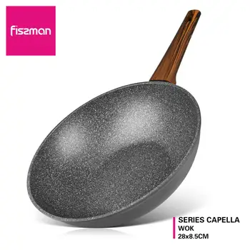 

FISSMAN CAPELLA Series Wok Pan with Black Mable coating Induction Cooker