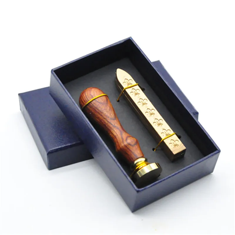  Wax Seal Japanese Style Stamp Wedding Kit Invitation Wax Seals B63 Custom Stamp Initial Wood Metal - 33043453209