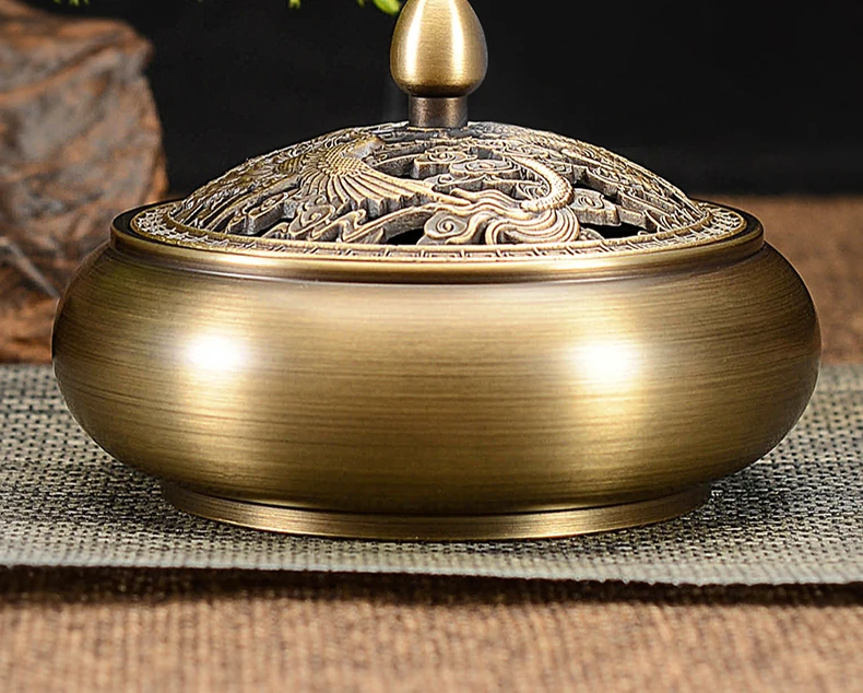 Incense Diffuser Black Lotus Incense Holder Room Fragrance Bottle Smoke Backflow Cone Incense Holder Classical Home Decar GG50xl