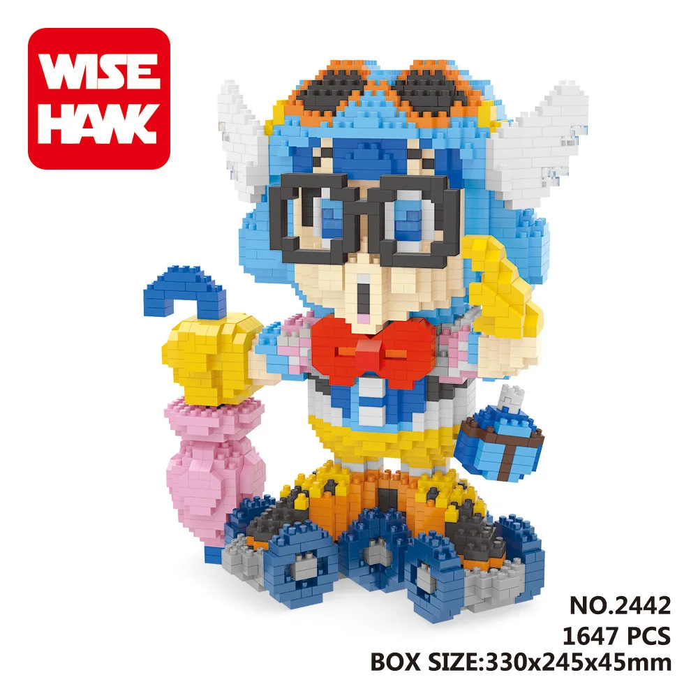 

Wise hawk 2442 Children Inserted Building Blocks DIY Douyin Toy Early Childhood Educational Assembled Small Particles of Diamond