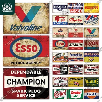 Oil Brand Plates