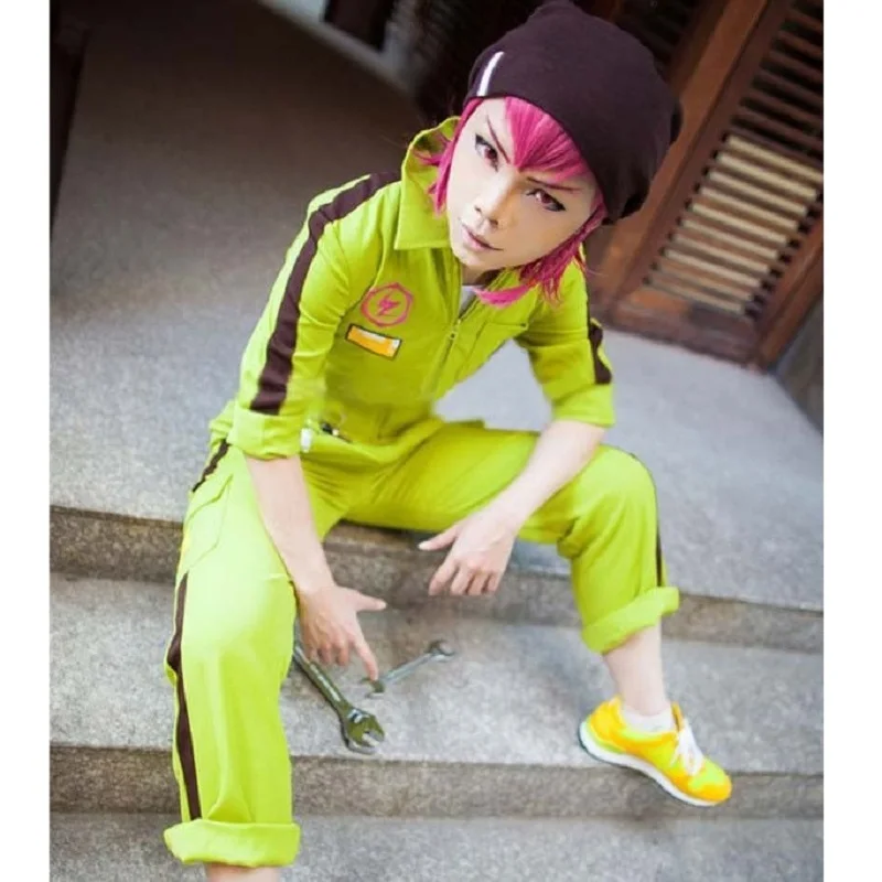 Super DanganRonpa Dangan Ronpa Kazuichi Souda oda Costume Cosplay Jumpsuit