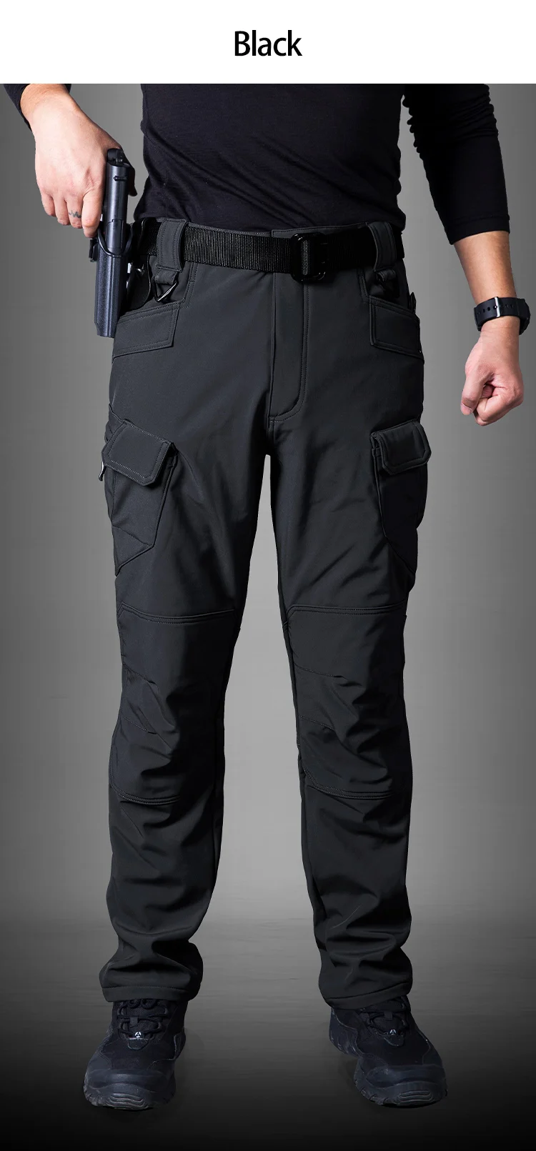 Горные кожаные водонепроницаемые тактические военные вельветовые брюки для мужчин Rip-stop SWAT Combat Army Pants Militar hiking Cargo Pant