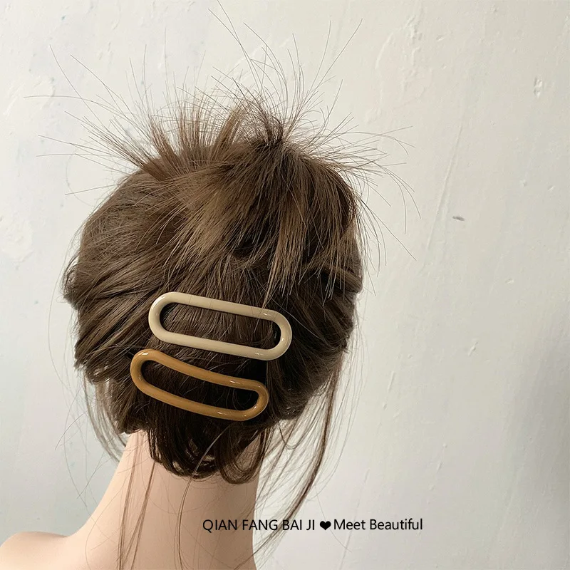 Модные Morandi Твердые заколки для волос для укладки конфетного цвета BB шпильки Заколки для женщин девушек
