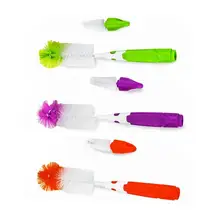 Очиститель для детских бутылочек Съемная легкая для подвешивания детская бутылка и щетка для сосков молочные бутылки Чистка стирка инструмент детская бутылка