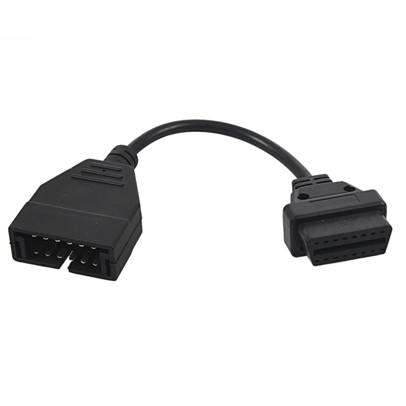 OBD2 удлинитель 12 Pin к 16 Женский OBD1 OBDII коннектор адаптер для GM транспортных