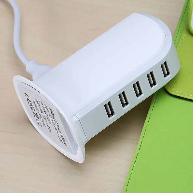30 Вт Высокое качество 5 портов Мульти USB зарядное устройство концентратор Универсальный мобильный телефон зарядная станция Док-станция настольная настенная домашняя зарядка s
