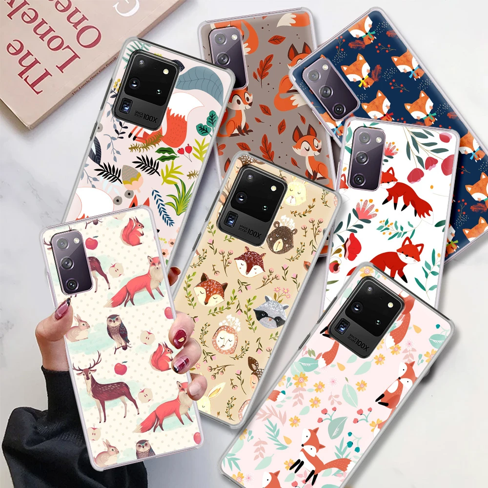 Anime Funny Foxs Phone Bumper Case For Samsung Galaxy S21 Ultra S Fe 5g S10e S10 S9 S8 Plus S Plus Shell Cover Coque Fundas Phone Case Covers Aliexpress