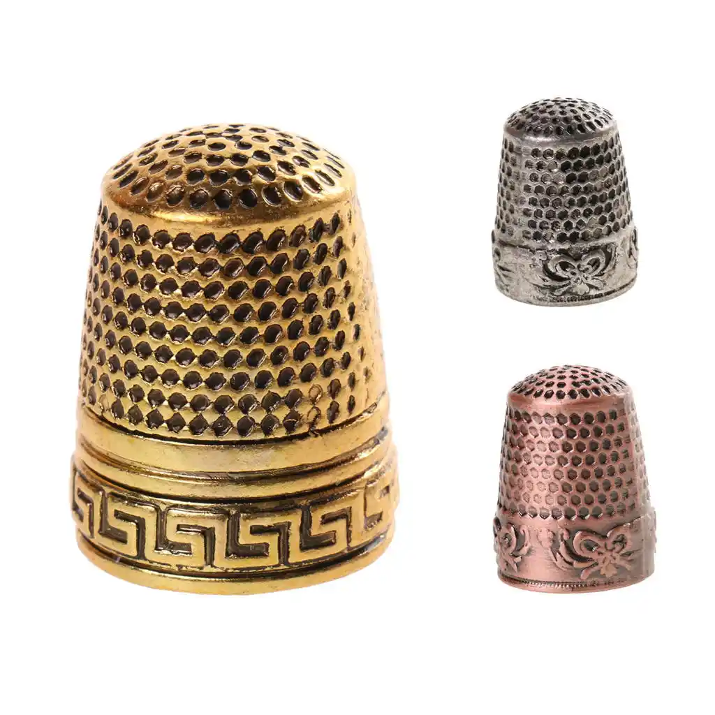 Random Color Healifty 10pcs Thimbles Finger Leather Thimbles for Sewing Finger Protector for DIY Craft Polishing Random Color Healifty 10pcs Thimbles Finger Leather Thimbles for Sewing Finger Protector for DIY Craft Polishing