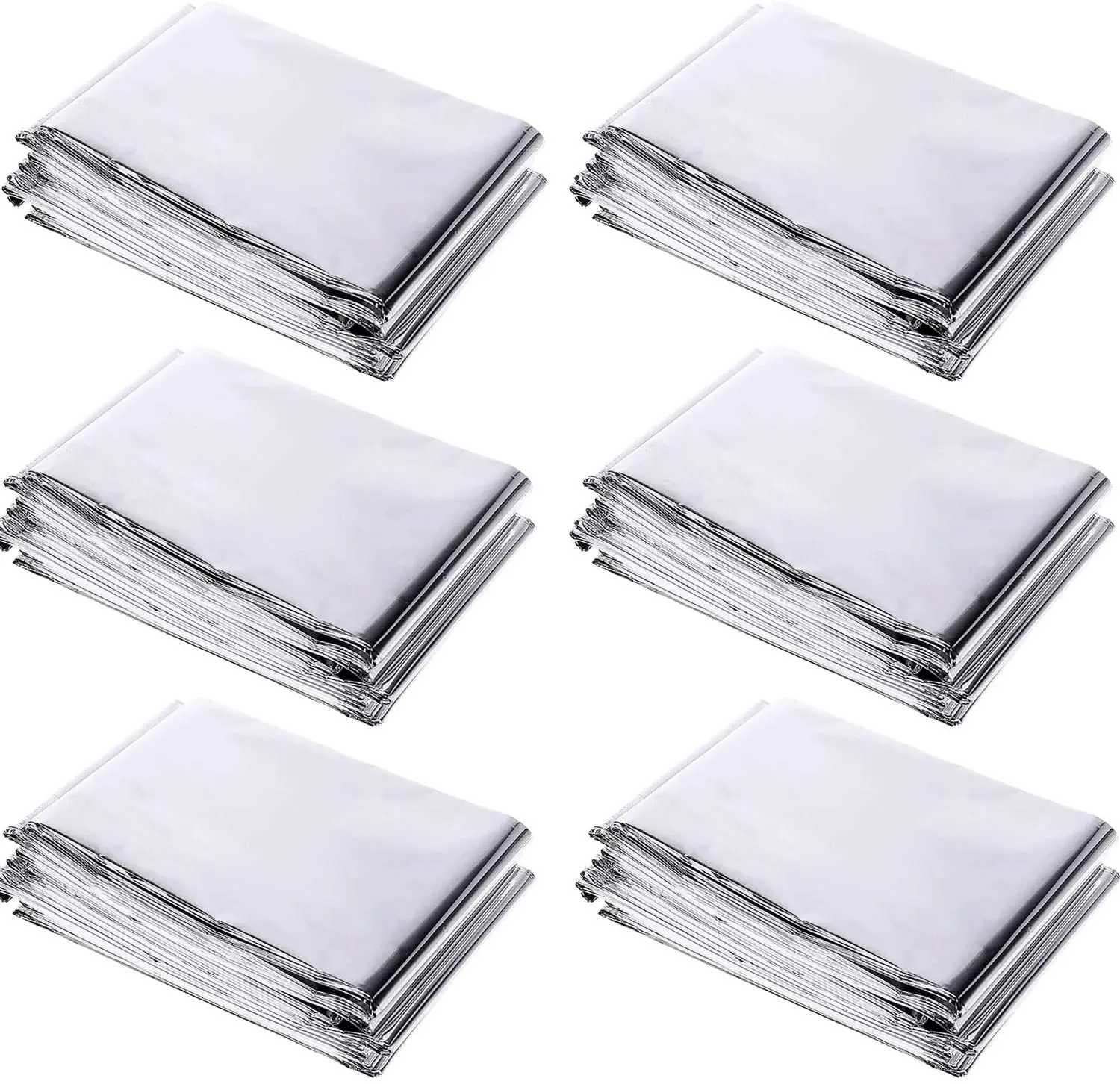 

2Pcs/ 6Pcs Silver Highly Reflective Mylar Films 210x130cm for Grow Tent Room Garden Greenhouse Farming Increase Plant Growth