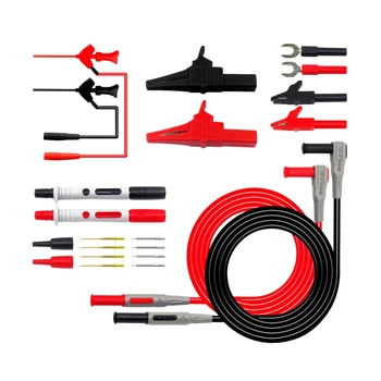 

22Pcs Multimeter Test Lead Kit for Electrical Multitester Leads Automotive Multimeter Probe Replaceable Meter Test Leads