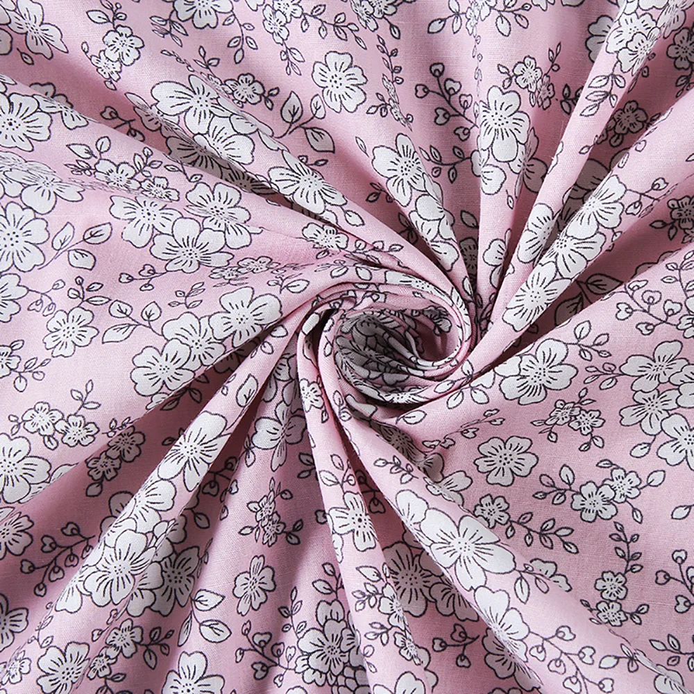 Lychee Life 50x140 см Ткань с цветочным принтом модные красочные ткани Ручное шитье для поделок одежда поставки украшения