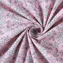 Lychee Life 50x140 см Ткань с цветочным принтом модные красочные ткани Ручное шитье для поделок одежда поставки украшения