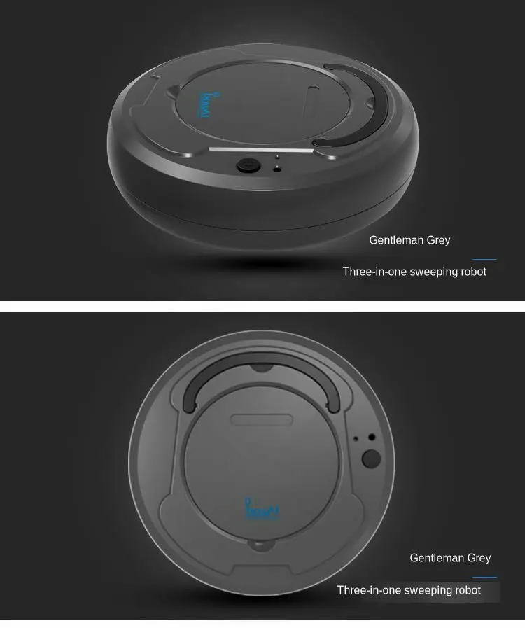 Робот-пылесос для чистки и влажной швабры одновременно для твердых полов и ковров 100 минут перед автоматической зарядкой
