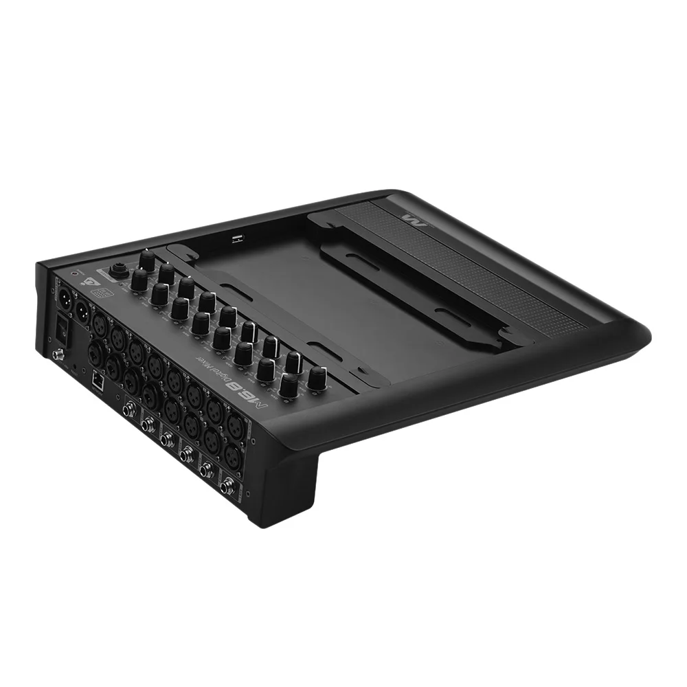 MASONONSIC M16.8 16-канальный цифровой микшер 16 входов 8 выходов поддерживает Wi-Fi подключение планшета Беспроводное управление
