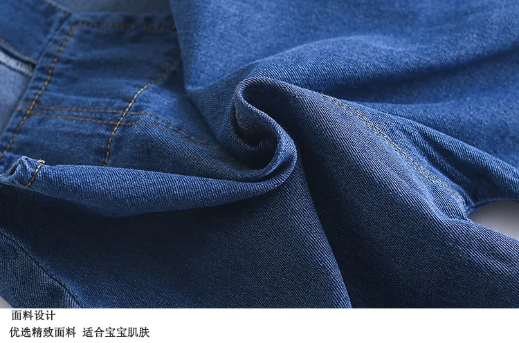 Bao ban/ г. Летние детские штаны на подтяжках модные Универсальные ковбойские подтяжки в Корейском стиле с большими карманами для маленьких детей Ca