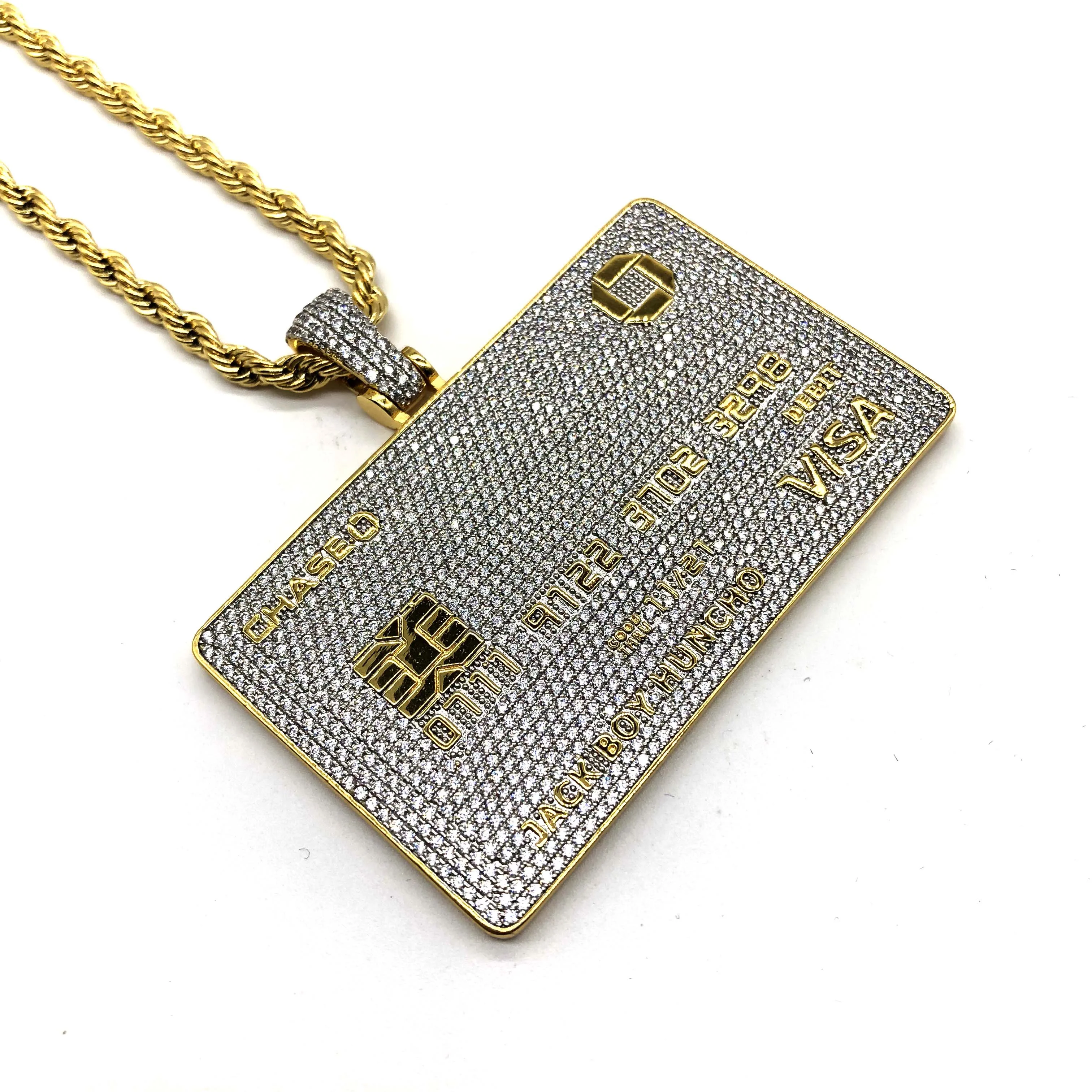 Custom credit card pendant with free 
