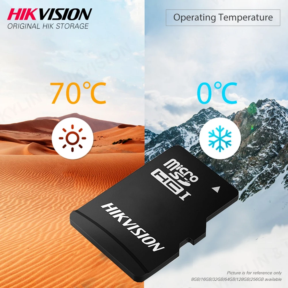 HIKVISION 100% оригинальная Micro SD карта класс 10 8 ГБ 16 32 64 Гб 128 256 с адаптером MicroSDHC/XC UHS I