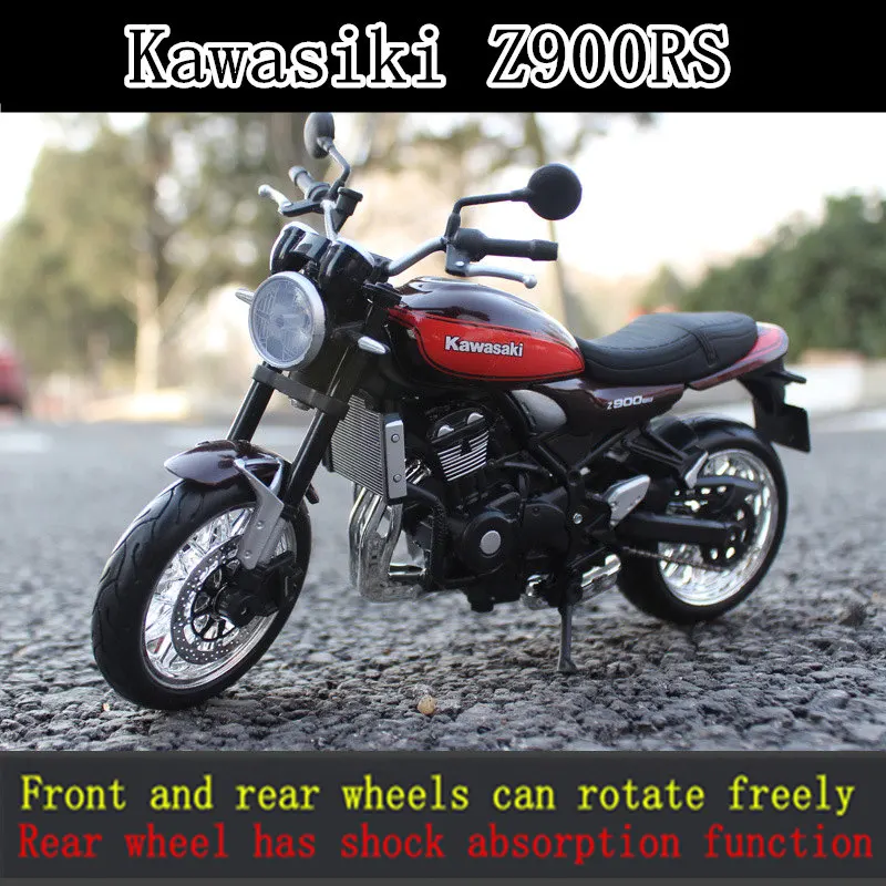 Maisto 1:12 Kawasaki H2R оригинальная Авторизованная модель мотоцикла из сплава игрушечный автомобиль Коллекционирование - Цвет: Z900RS