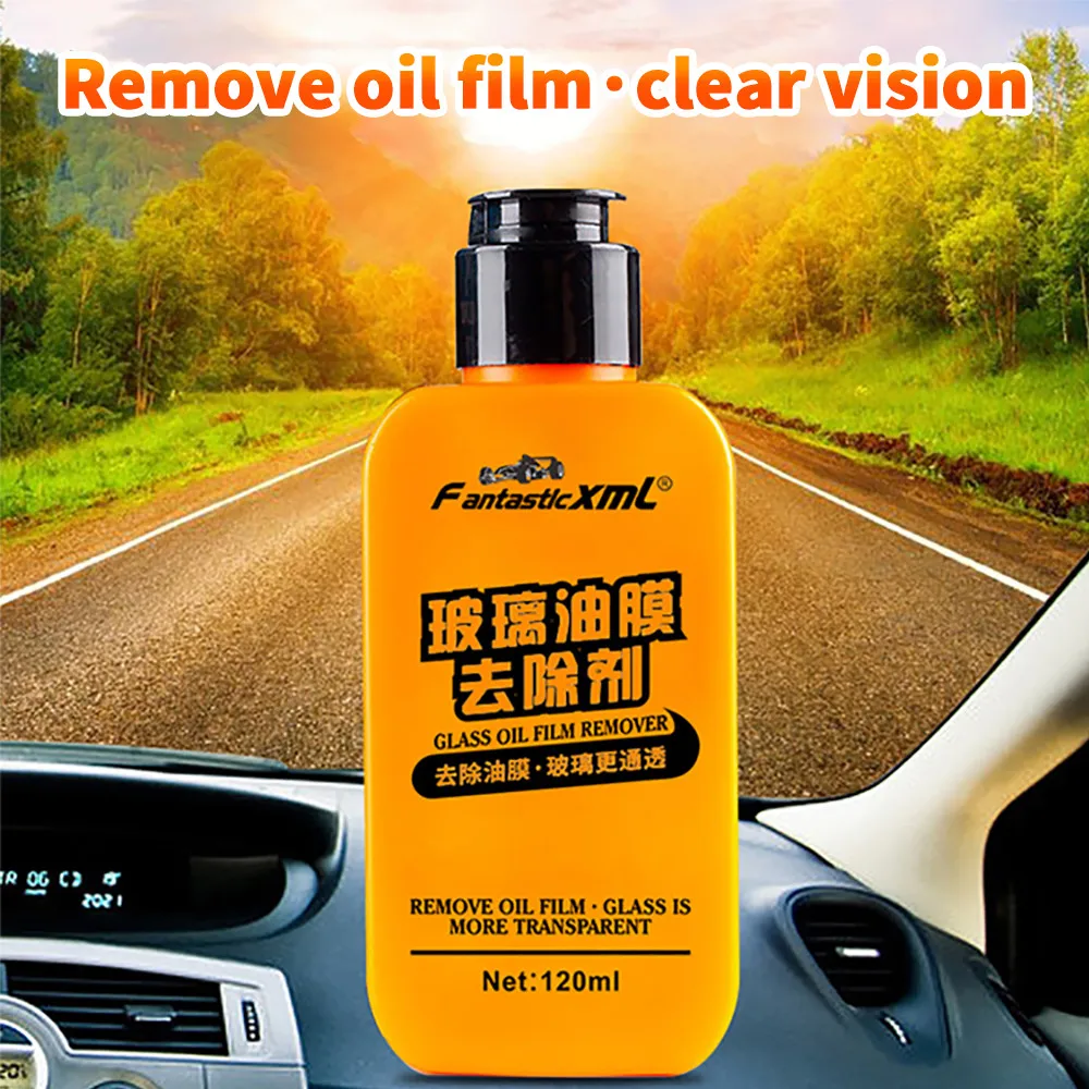 120ml Car Windshield Cleaner Auto Window Windscreen Cleaning Agent  Automobile Glass Oil Film Remover Brightener Tool Accessories - AliExpress