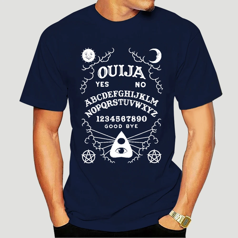 Новинка! Футболка Ouija Board черная убивающая оккультистического духа пентаграмма