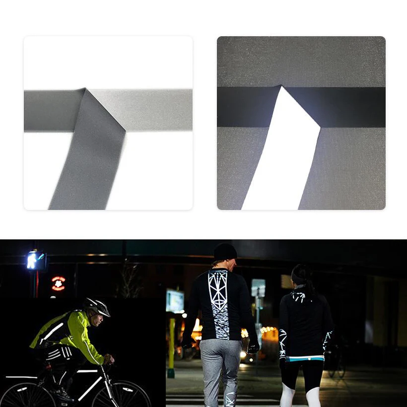 Safety Reflective Heat transfer Vinyl Film DIY Silver Iron on Reflective Tape For Clothing