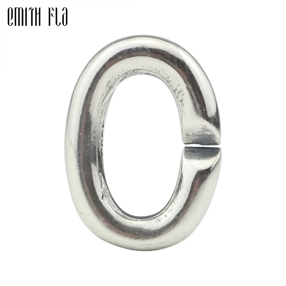925 Sterling Silver Charms Vintage Single X Lock Clasp for Women Fit European Charm Bracelets DIY Jewelry Accessories | Украшения и