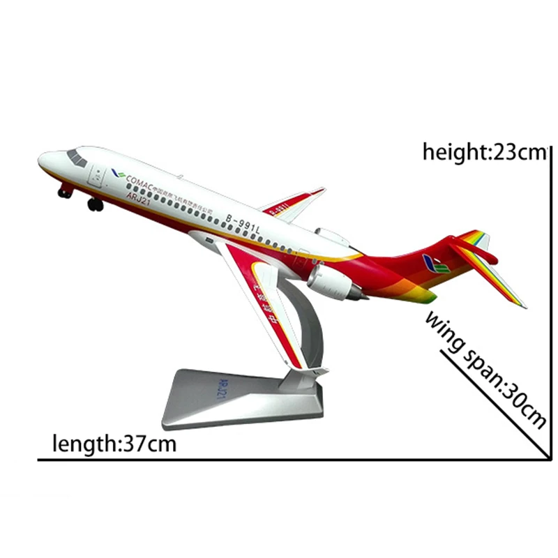 1/100 масштаб сплава самолета ARJ21 COMAC китайские игрушечные модели самолетов детей подарок для коллекции