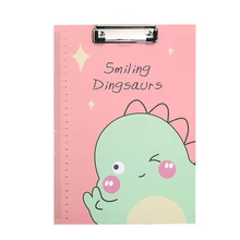 

Fresh Cartoon A4 Paperboard Clip Document Board Clip Writing Pad Splint Thickened Multifunctional Student Office Stationery