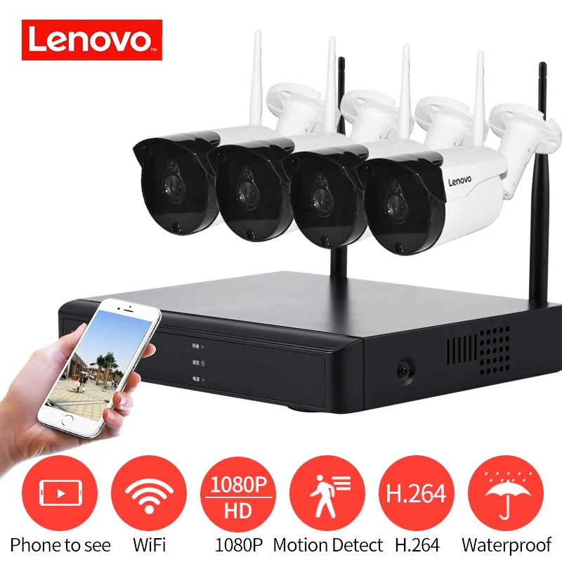 LENOVO 4CH Array HD Home WiFi Wireless 