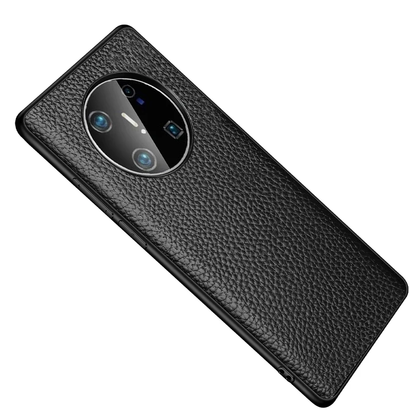 

Lichee Anti-Knocked Full Protective Genuine Leather Soft Fitted Case for Huawei Mate 20 X 30 40 Lite Pro +