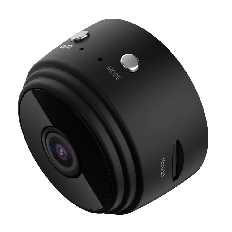 Full HD 1080P Мини камера Wifi DV Cam инфракрасное ночное видение Беспроводной IP P2P Обнаружение движения всасывание DV видеокамера - Цвет: Черный
