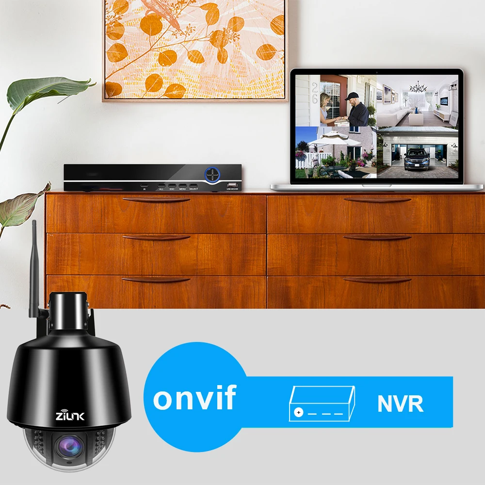 Беспроводная камера видеонаблюдения HI3516C + SONY IMX323 HD 1080P 5 МП Wi Fi PTZ IP кратный зум