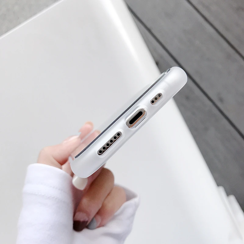 Модный Блестящий чехол для телефона iPhone XR X XS Max 7 8 6 6s Plus, мягкий IMD Блестящий Прозрачный чехол для iPhone 11
