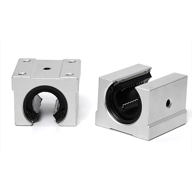 Caja abierta tipo cojinete deslizante Sbr10 12 13 15 20 25 30 35 40 50uu|Rodamientos| - AliExpress