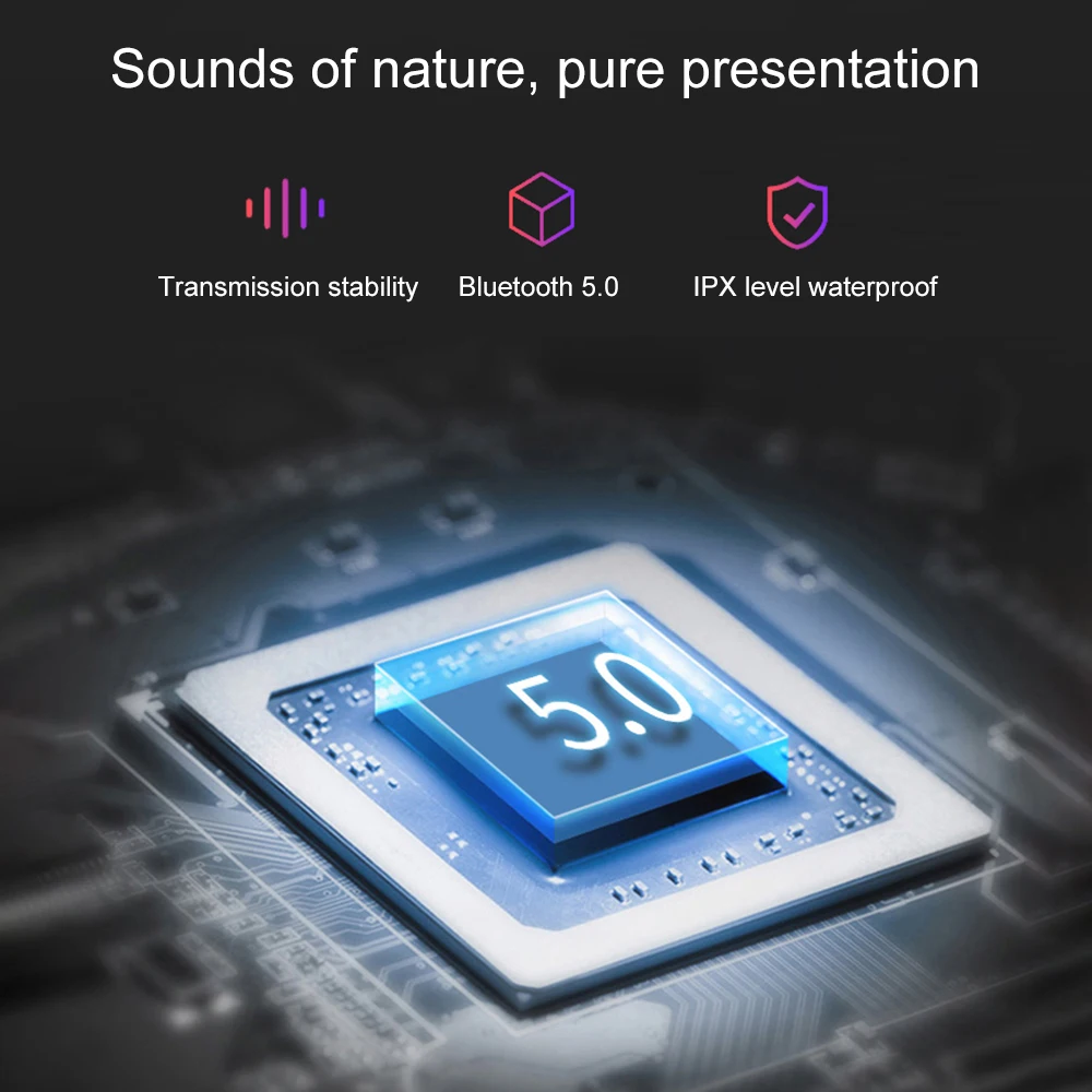 DT-5 TWS, беспроводные Bluetooth наушники, Bluetooth 5,0, стерео, водонепроницаемые, мини наушники, HD вызов, 2000 мА/ч, зарядка, кабина для телефона