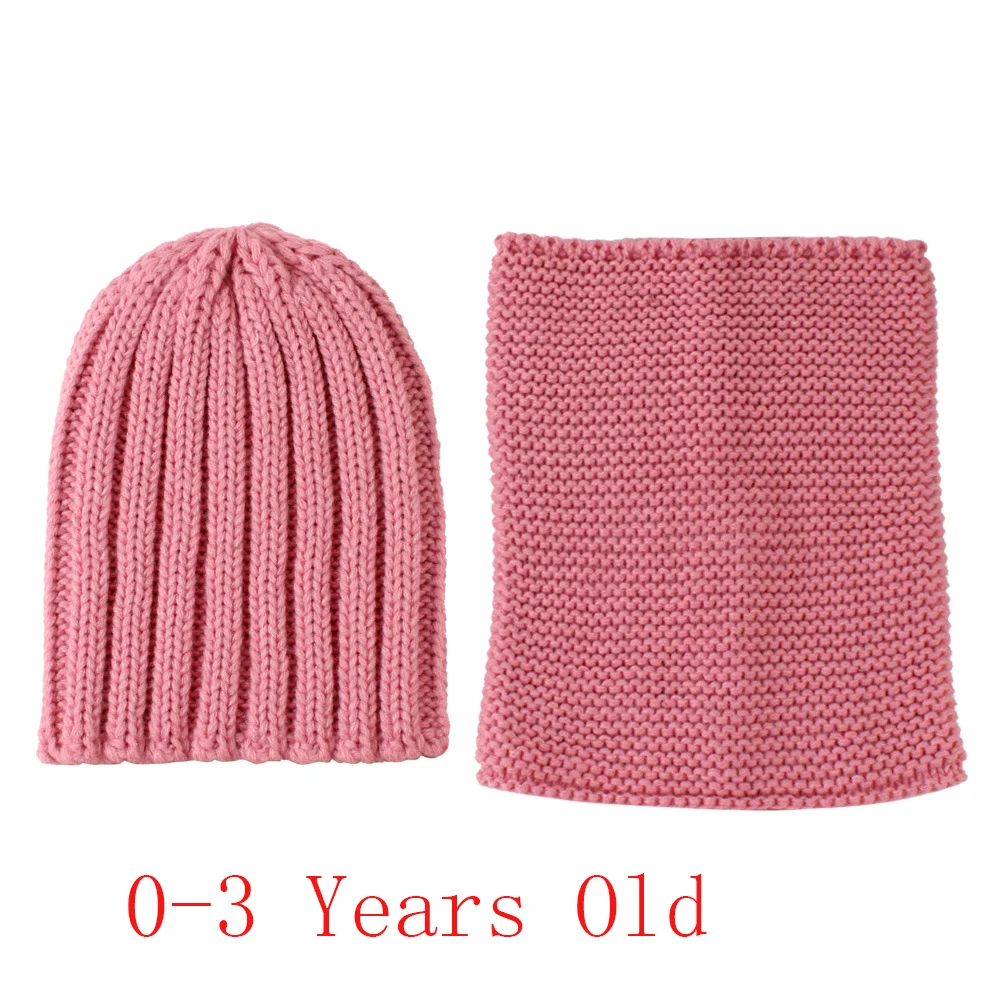 Детский набор из шапки и шарфа осенне-зимние; вязанные; шерстяные по фигуре, раздел-верхняя детская одежда головным убором детская шапка и шарф для девочек детская шапка 0-3 лет